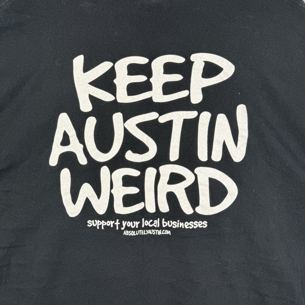 Harley Davidson Shirt Men's Size 3XL Black Graphic Cotton Keep Austin Weird - Picture 6 of 8